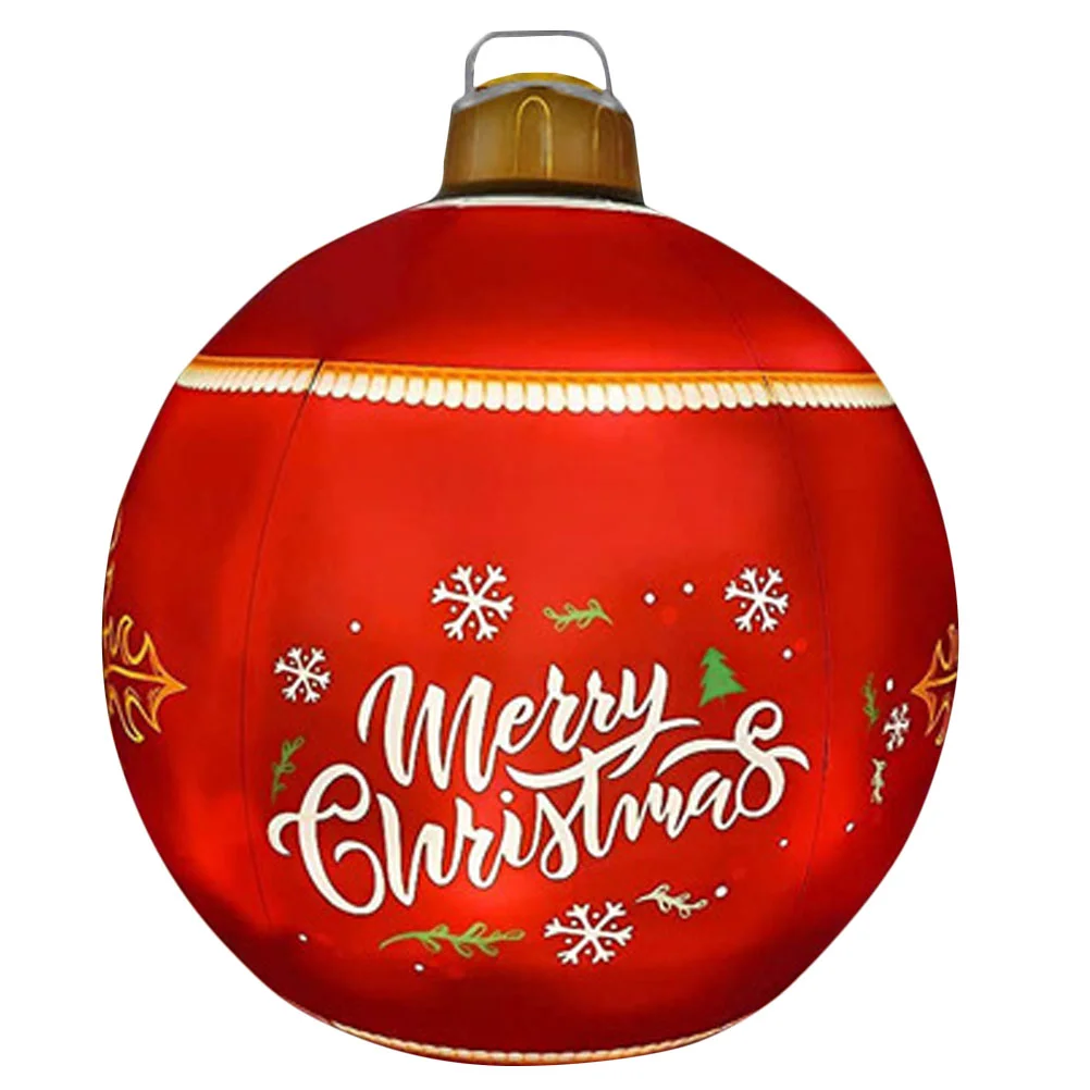 

Inflatable Christmas Ball Outdoor Yard Garden Decor Christmas Holiday Ornament