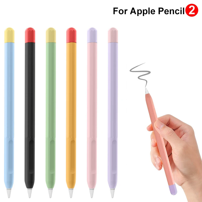 

Силиконовый чехол для Apple Pencil второго поколения, чехол-карандаш для iPad, совместим с магнитной зарядкой