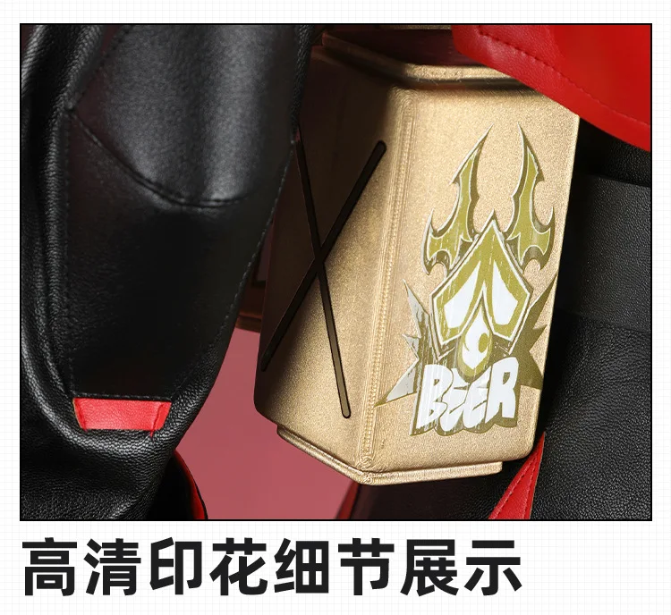 Zenless Zone Zero: Burnice Whita | Black Uniform Cosplay Costume Set 39 Zenless Zone Zero Burnice White Sons of Calydon Punk Uniform Cosplay Costume