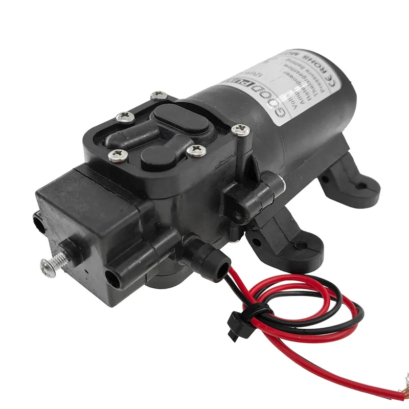 12VDC 72W Micro Electric Diaphragm Reflux Water Pump Automatic Switch 6L/Min High Pressure Car Washing Spray liquid transfer pump