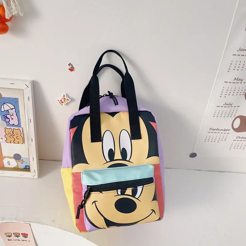 

Disney New Mickey Kids Backpack Luxury Brand Boys Girls School Bags High Quality Large Capacity Kindergarten Backpacks