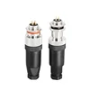 M12 sensor connector 4pin 5pin M12-8 waterproof male&female plug screw threaded coupling A Code sensor connectors 4