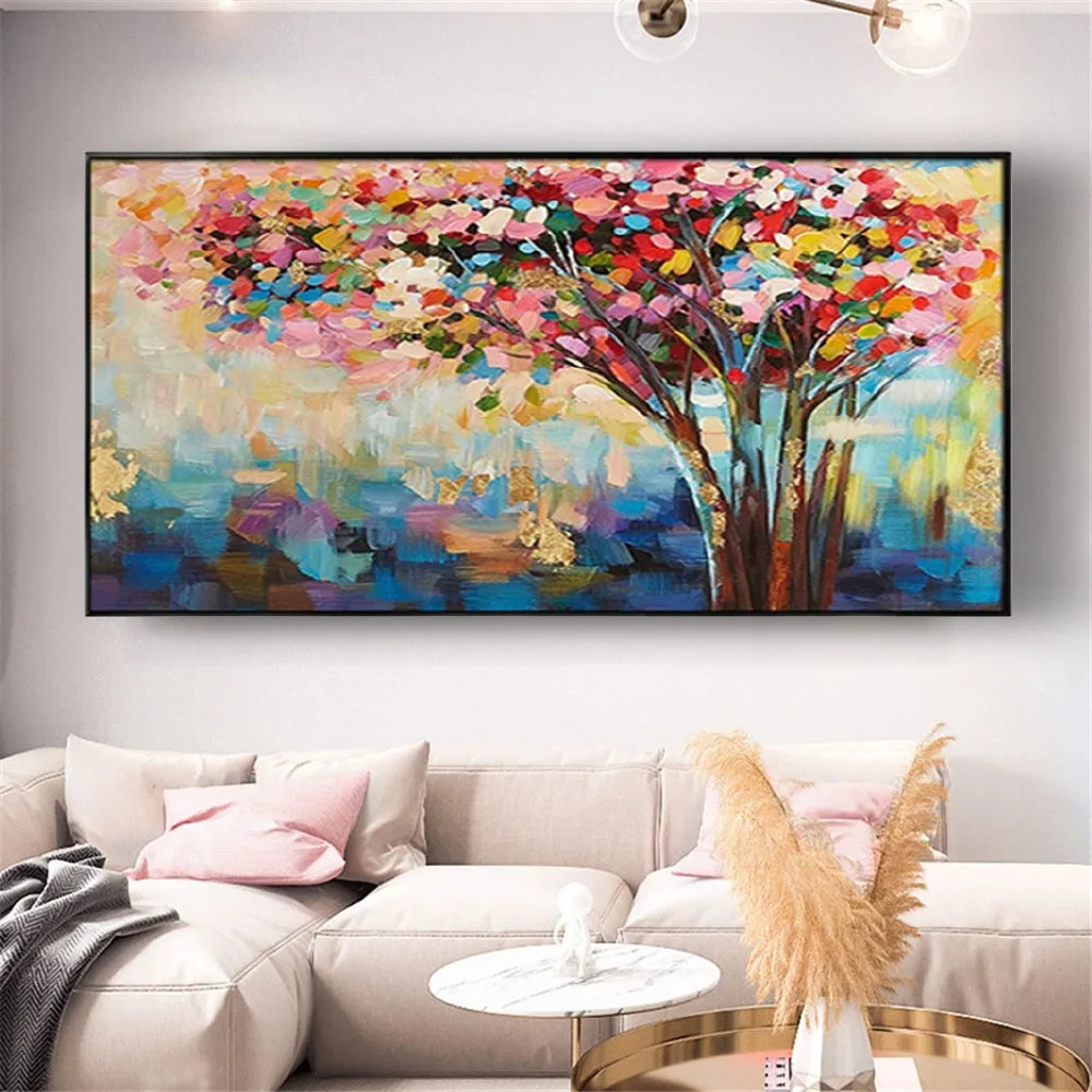 

High Quality Hand-painted Oil Paintings On Canvas Abstract Landscape Picture Large Modern Home Wall Decor Art Painting Bedroom