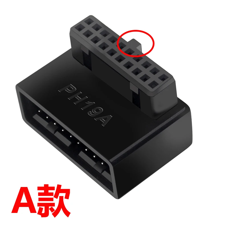 

Адаптер для разъема материнской платы компьютера USB 3,0 19P/20P 90 градусов настольный конвертер аксессуары для настольного компьютера