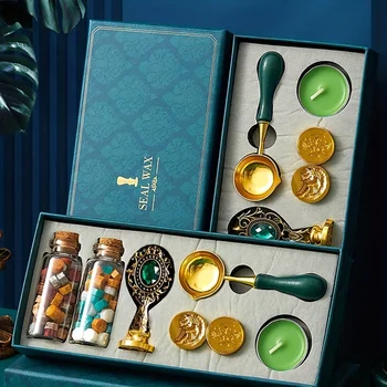 retro wax sealed stamps, 1