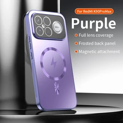 Enhanced AG Matte Non - Slip Magnetic Phone Case with Magsafe Wireless Charging Frosted Cover - Poco F8 ultra (PURPLE)