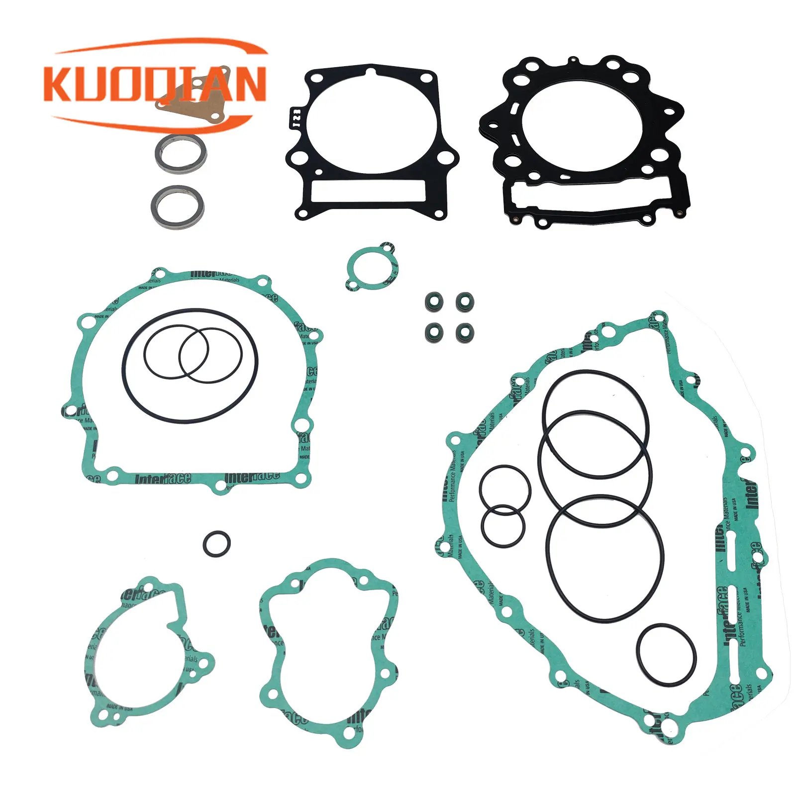 Full vehicle engine gasket combination For Yamaha Grizzly 700 QUAD GO KART