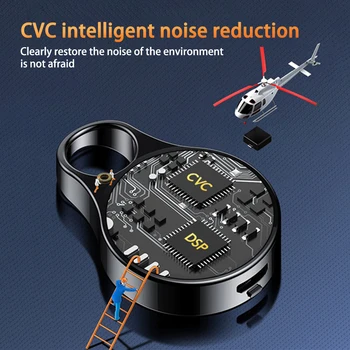 Multi-functional Pendant Mini Recorder Key-shaped MP3 Voice-activated Recorder Conference Recording/Teaching Lecture 5