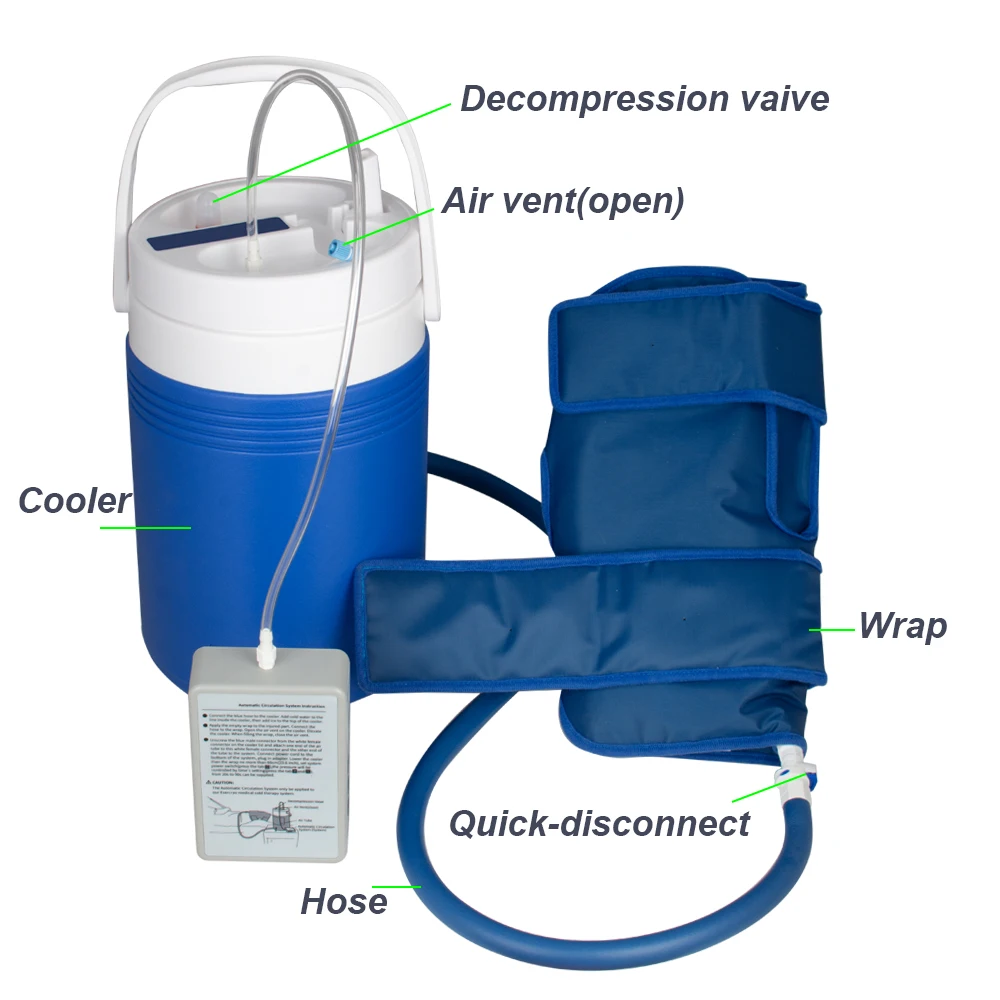 Knee Cold Therapy System Ice Therapy Machine, Continuous Cryotherapy