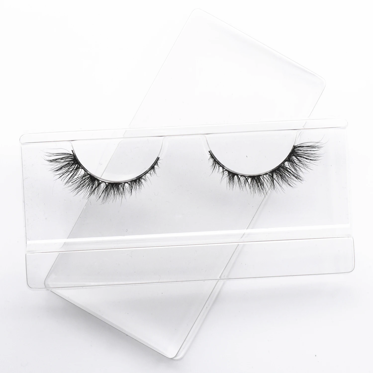 G13 Mink Lashes Fluffy Flare Eyelashes 3D Mink Lashes Fake Eyelash Winged Look Full Strip Lashes Soft False Eyelash Makeup Lash