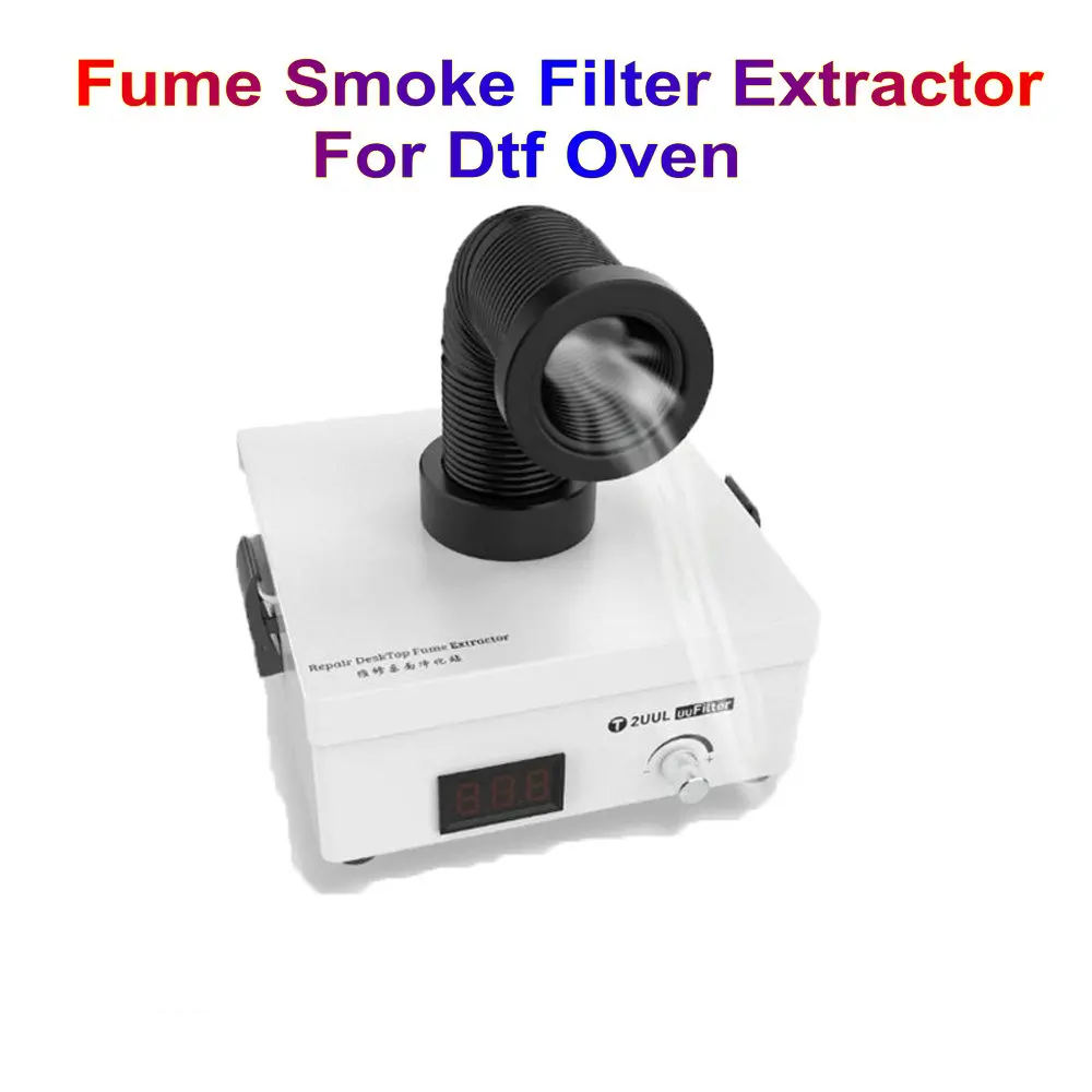 

Dtf Fume Smoke Filter Extractor Purification Machine For DTF Oven Baker Direct To Film Oven Heater Baking Smoke Centreifugal Kit