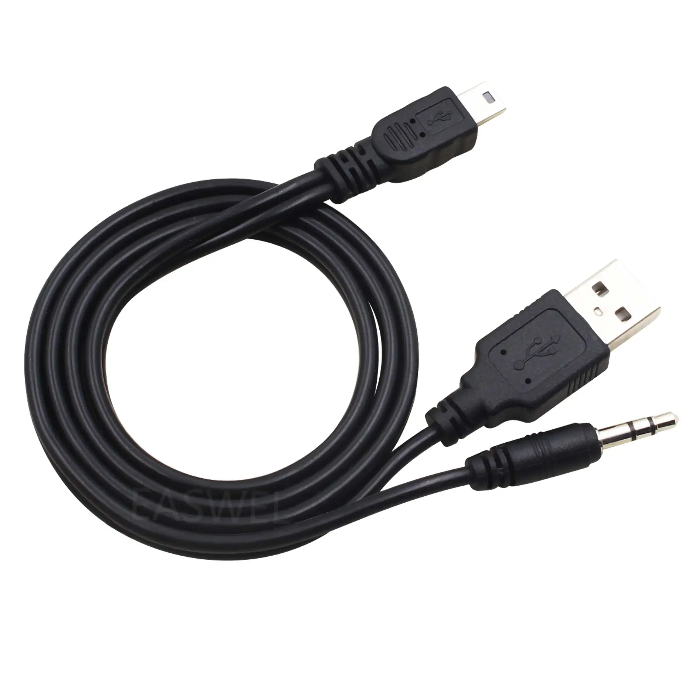 3.5mm and USB to Mini USB Speaker Cable Cord Charger for iHome IHM60 IHM61