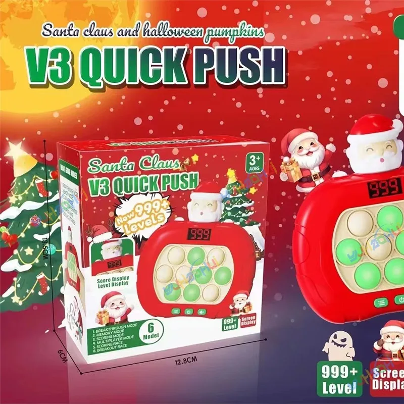 Console de jeu électronique Pop Light Quick Push avec écran LED, jouets  Fidget pour adultes et enfants, cadeaux de Noël et d'Halloween, 999  recyclable - AliExpress