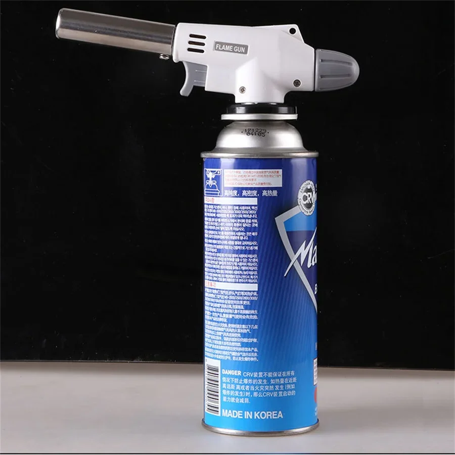 Welding gas torch Torch Cooking AutoIgnition Butane Gas Welding-Burner Welding Gas Burner Flame Torch Flame Gun Blow for BBQ Camping Cooking