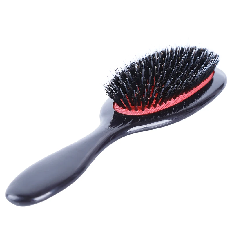

Hair Comb Natural Oval Boar Bristle Nylon Mini Anti-static Hair Scalp Massage Comb Hairbrushbarber Hair Brush Styling Tool