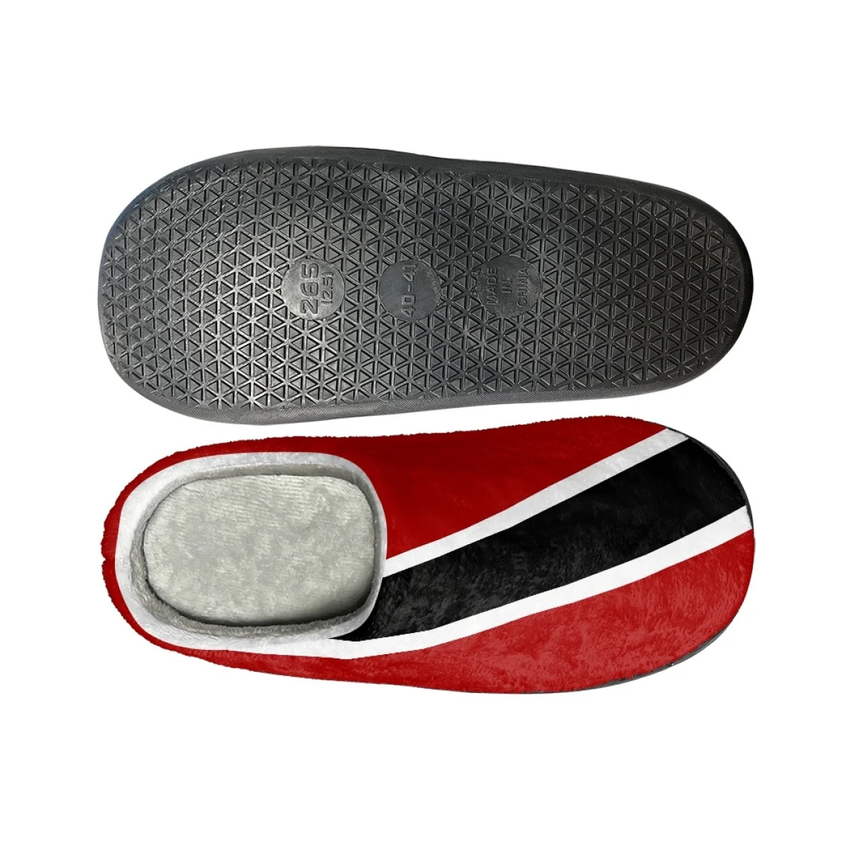 Casual Home Shoes Indoor Slippers Antigua and Barbuda Flag Design House Bedroom Slippers Winter Warm Cotton Slippers for Women