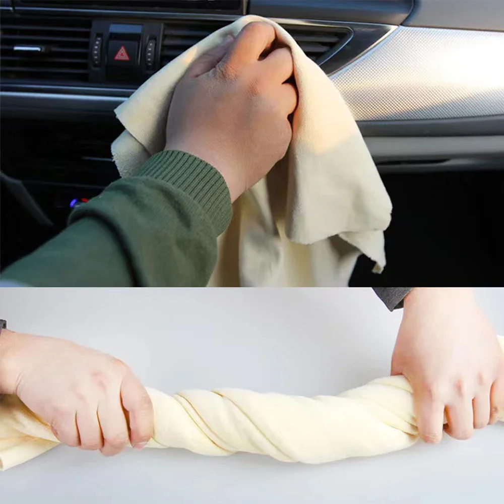 Car Washing Towels Super Absorbent Chamois Leather Quick Dry Towel Auto Home Kitchen Furniture Glass Cleaning Cloth