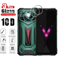 Premium 3 - Pack Tempered Glass Screen & Camera Lens Protector Set for Tempered glass (Doogee S200)