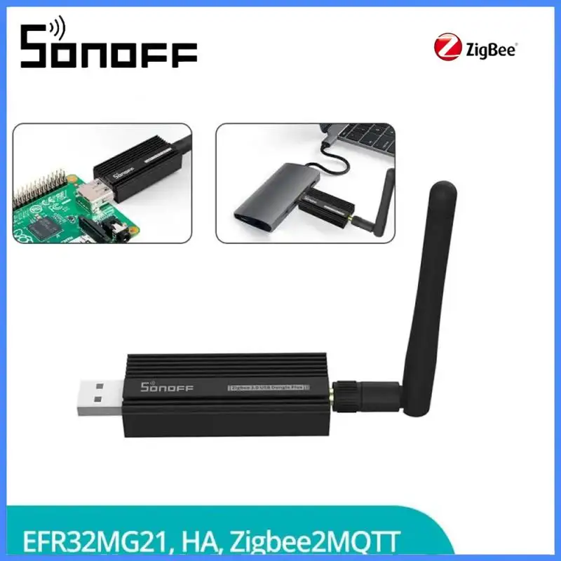 

SONOFF ZB Dongle-E USB Dongle Plus ZigBee Беспроводной анализатор шлюза Zigbee ZHA Zigbee2MQTT с предварительной вспышкой как фотография