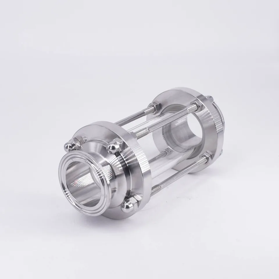 Megairon 4" Sanitary Sight Glass – Tri Clamp Type, 102mm Flow Pipe, Stainless Steel SS316 With Silicon Gasket - View #6