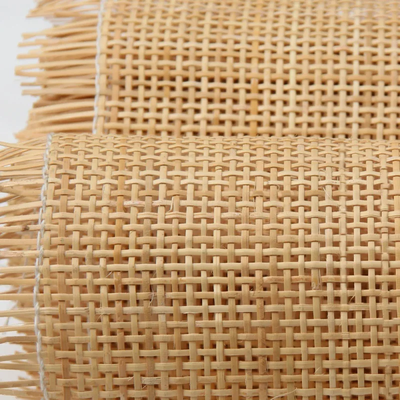 35/40/45/50cm Mesh Natural Indonesian Cane Webbing Rattan Wicker Grid Roll Weave Repair Material for Wardrobe Chair Cabinet Hot
