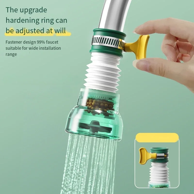 Kitchen 360 Rotation Faucet Household Shower Tap Water Universal Connector Extender Rotary Water Purifier To Filter Water New