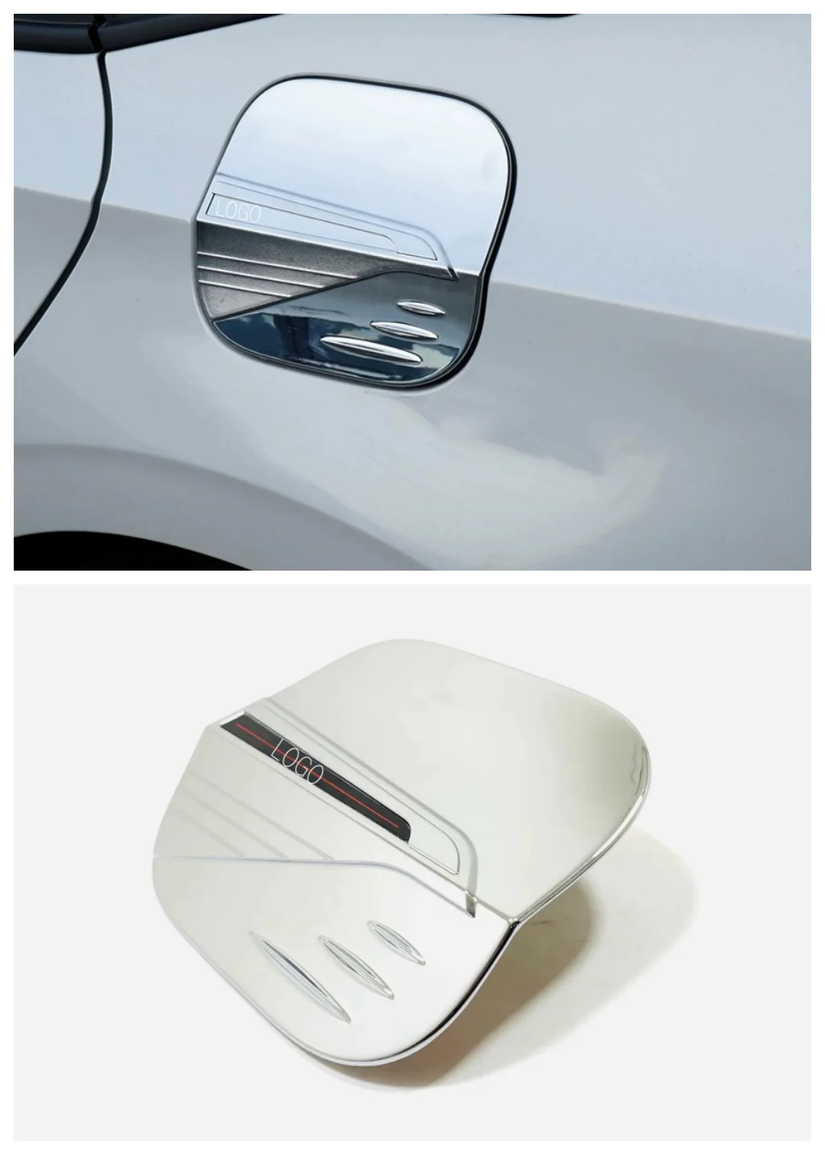 Applicable to 2022-2024 Honda Civic ABS fuel tank cover panel decorative frame