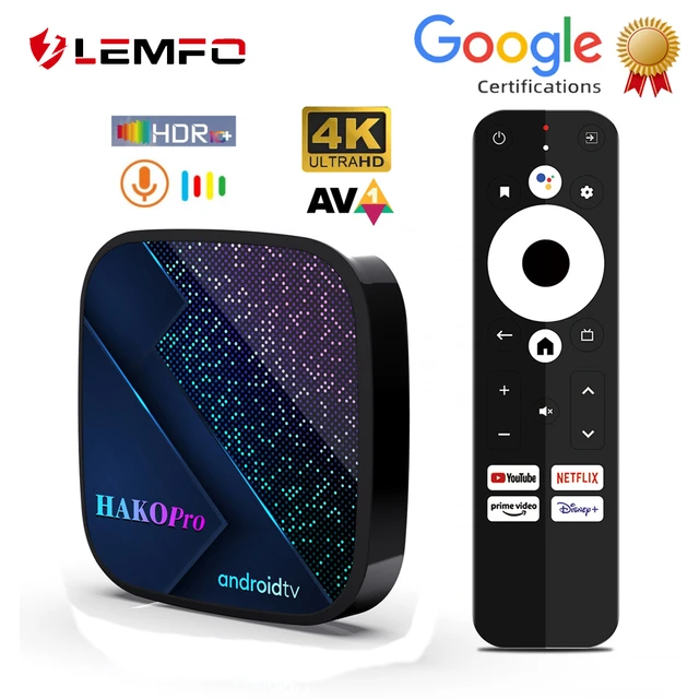 2023 Hako Pro Netflix Tv Box Android 11 Amlogic S905y4 Android 11.0 Set Top  Box Google Certified Av1 Dual Wifi 4k Media Player