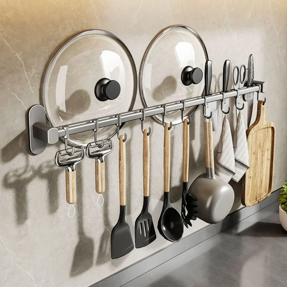 Stainless Steel Wall Shelves Cutting Board Holder Kitchen Storage And Organization Utensils Holder Kitchen Accessories Organizer