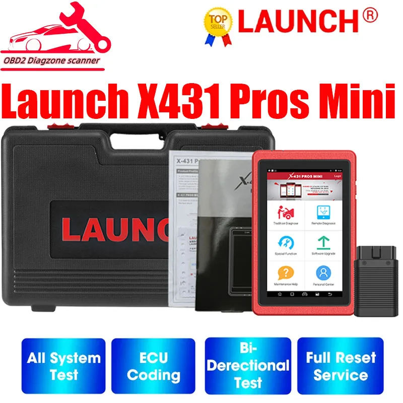 Avvia X431 Pro Mini Obd2 Scanner Strumenti Automobilistici Sistema Completo X-431 Scanner Per Auto Codifica Ecu Aggiornamento Professionale 2 Anni Gra
