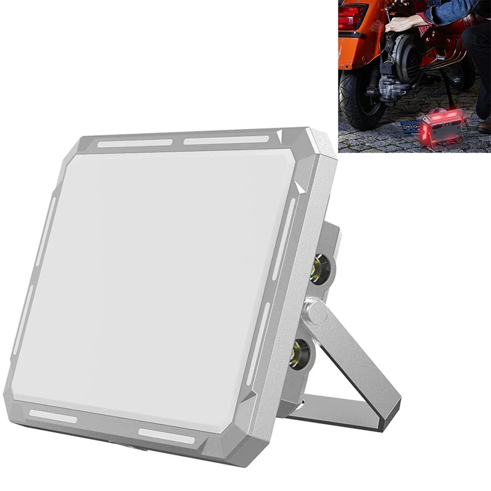 116 LEDs Tent Light Stepless Brightness Magnetic Work Light Type-C Rechargeable Power Bank Function 4000mAh Light Last Up To 24H