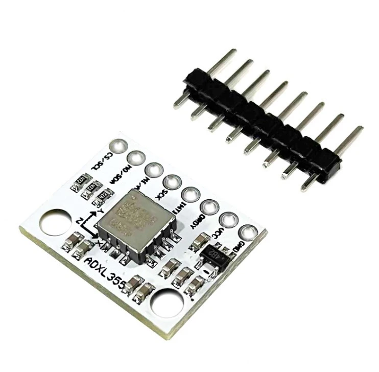 Adxl355 Triaxial Accelerometer Sensor Module Is An Industrialgrade, Lowpower Integrated