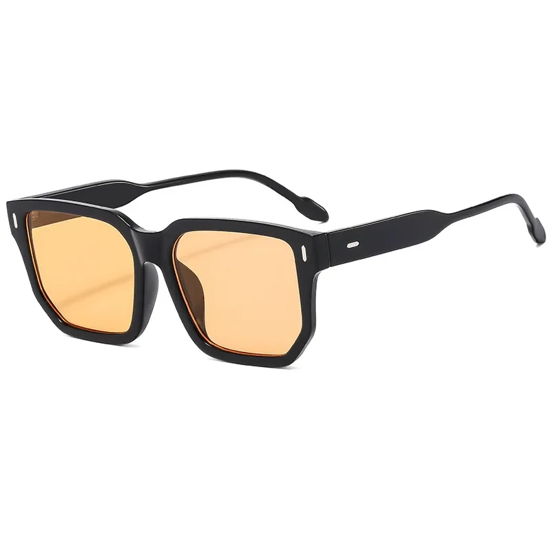 

New Classic Square Frame Sunglasses for Men and Women Rice Nail Sunglasses for Women To Cover The European and American Retro