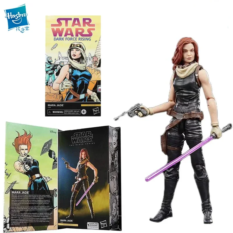 

Hasbro Звездные войны черная серия темная сила Мара нефрит Люк Скайуокер жена 6 дюймов детская игрушка Подарки Коллекционные игрушки F7001