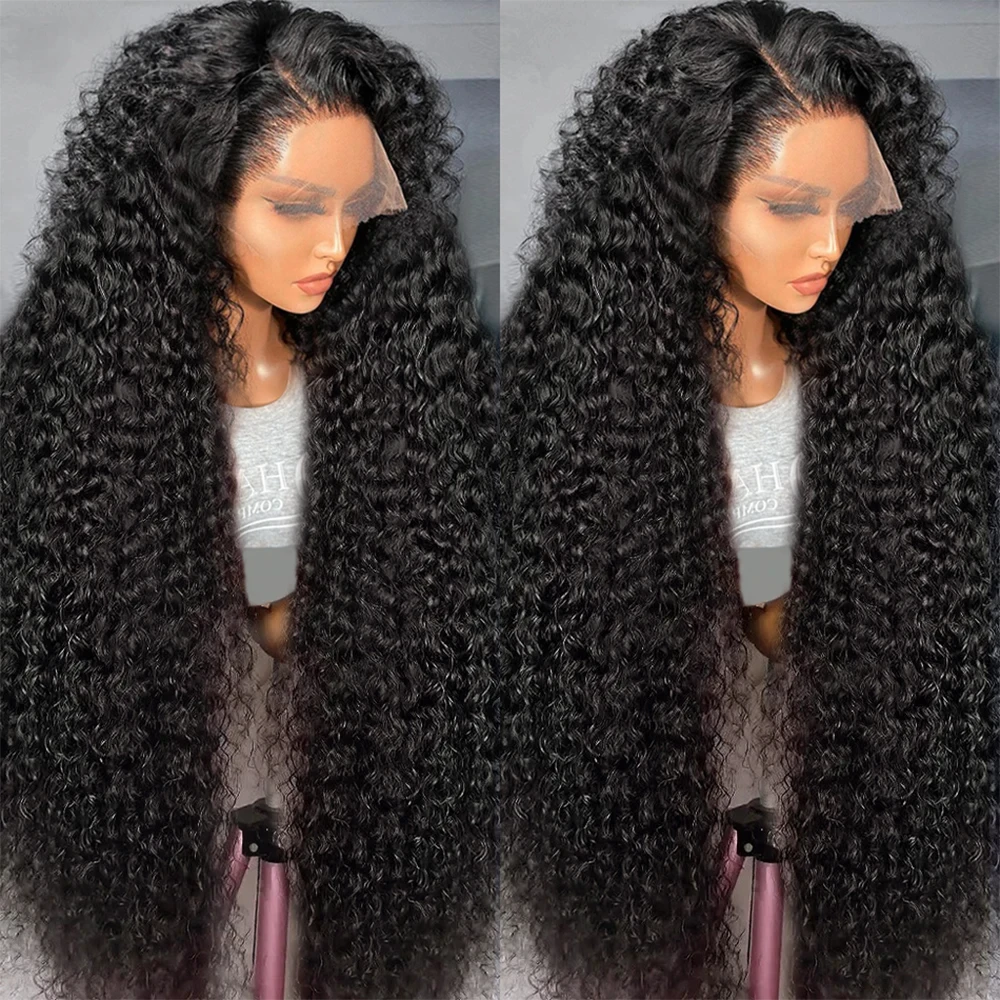 

Curly Human Hair Wigs Deep Wave Frontal Wig For Women 13x6 Hd Lace Frontal Wig PrePlucked Wigs 13x4 Water Wave Lace Front Wig