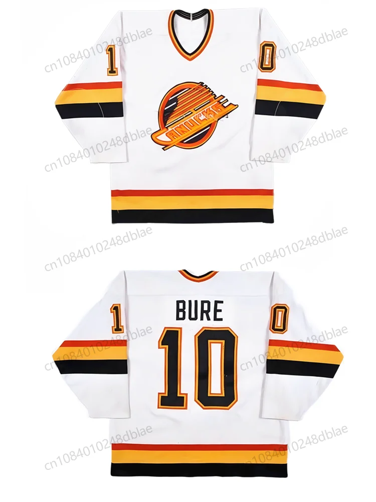 Vintage 1991-92 Vancouver 10 Pavel Bure Embroidery Hockey Jersey Youth Kids Adult Any Size And name Jersey 99