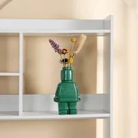 Hot European Resin Statue Creativity Block Man TV Cabinet Desktop Flower Vase Modern Home Decoration Accessories for Living Room 2