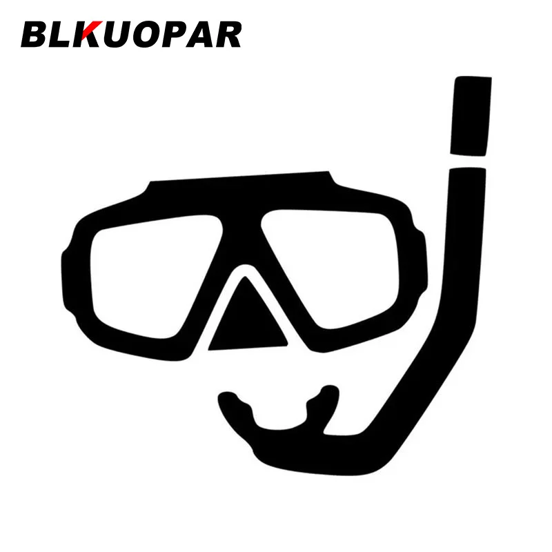 

BLKUOPAR Diving Mask Personality Car Stickers Graphics Bicycle Refrigerator Bumper Rearview Mirror Waterproof Decal ATV Decor