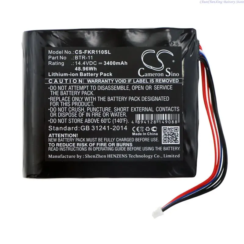 Cameron Sino 3400mah Bateria Btr11 para Fujikura Fsm21s Fsm-22s Fsm-27s Fsm-28s Fsm-26s - Image 3