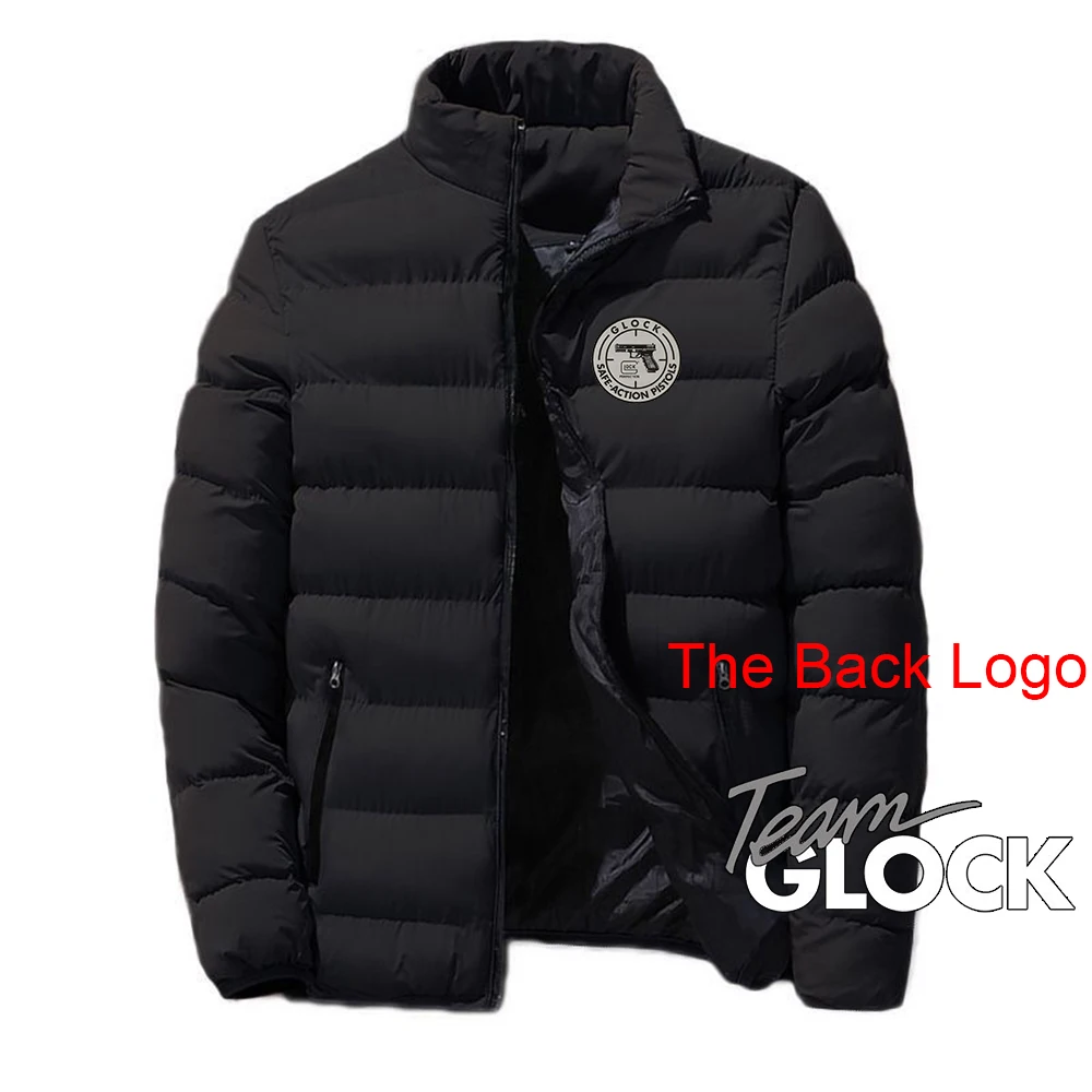 

Glock Perfection Shooting Printed Men's New Winter Jackets Parka Warm Outwear Fashion Casual Slim Coats Windbreaker Coats Top