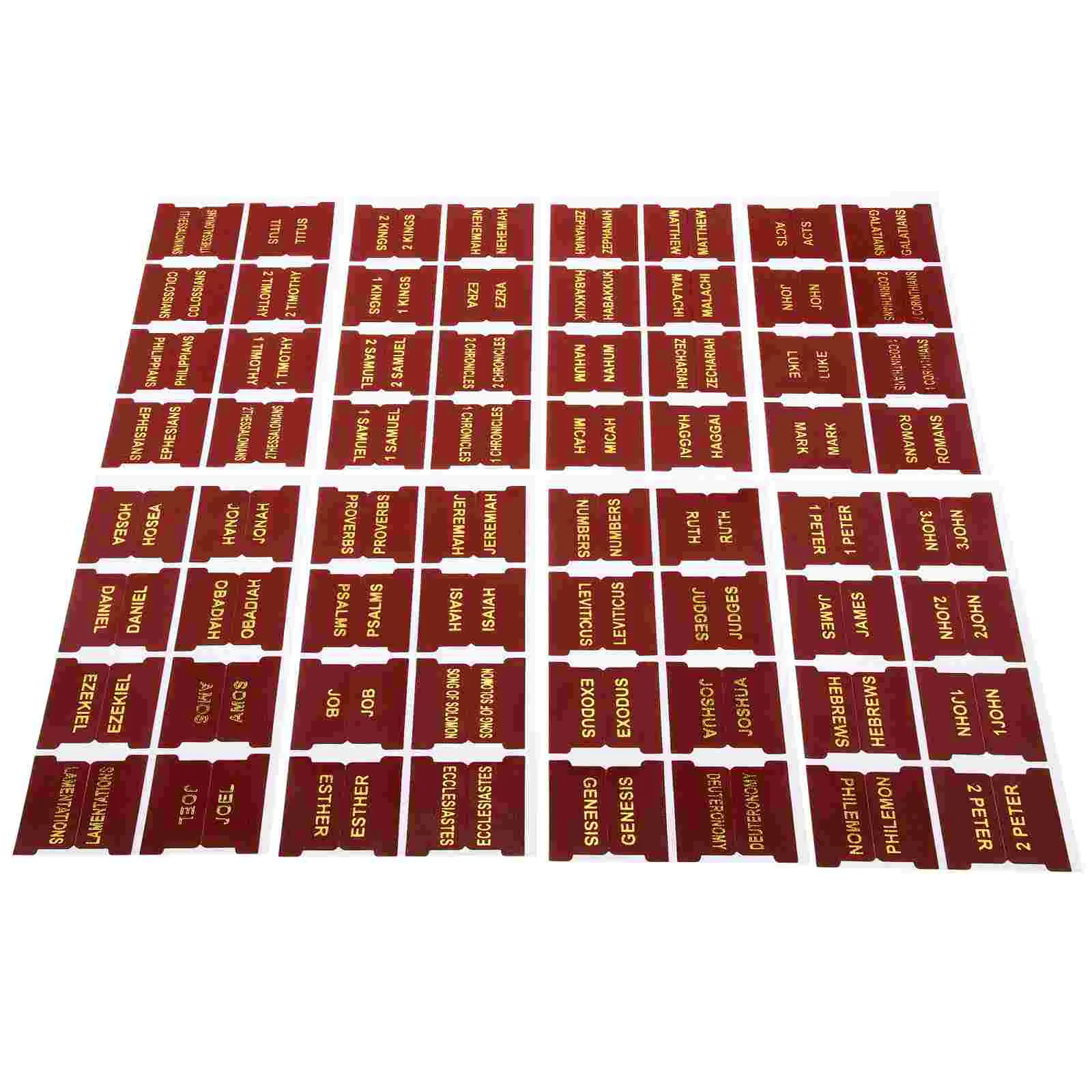 

1 Set Bible Index Tabs Bible Book Tabs Decorative Book Tabs Portable Bible Tabs for Studying