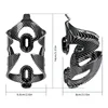 Carbon Fiber Texture Bike Bottle Cage | High-Strength PC Plastic Water Bottle Holder for MTB & Road Bikes 6