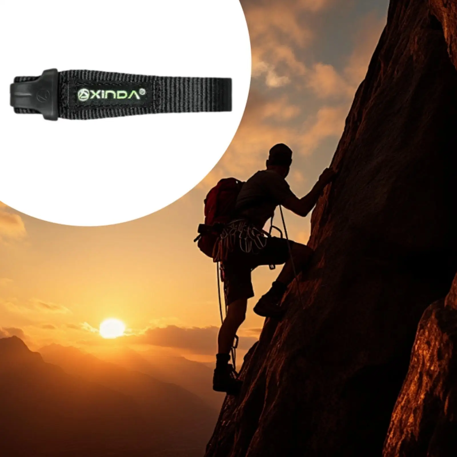 Keylock Quickdraw Lightweight Short Connection Strap Climbing Gear Rock Climbing Quickdraw for Aid Climbing Sport Rock Climbing Keylock Quickdraw Lightweight Short Connection Strap Climbing Gear Rock Climbing Quickdraw for Aid Climbing Sport Rock Climbing