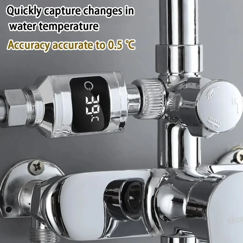 

Горячая ванна с монитором температуры воды, Электрический бытовой фотографический смеситель для душа, термометр для воды, измеритель температуры купания