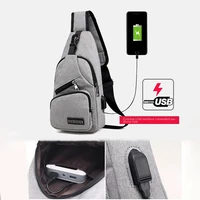 Mode décontracté sac à bandoulière petit sac à bandoulière pour hommes hommes diagonale sac à dos messager téléphone sac garçon Fanny poitrine Pack nouveau 3
