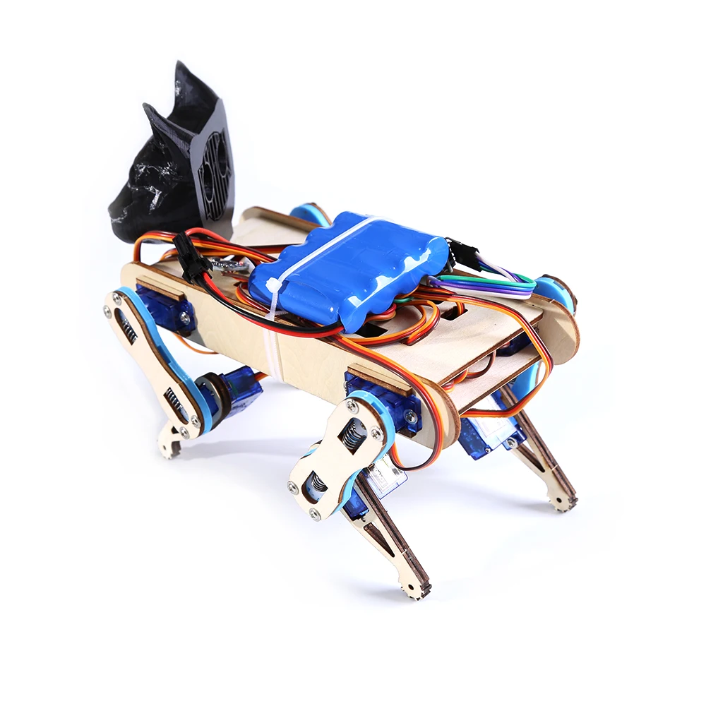 Bionic Quadrupeu Ros Robô Dof Arduino Nano Kit Faça Você Mesmo Smartphone Control Maker Open Source Projeto de Hardware Plataforma de Programação - Imagem 4
