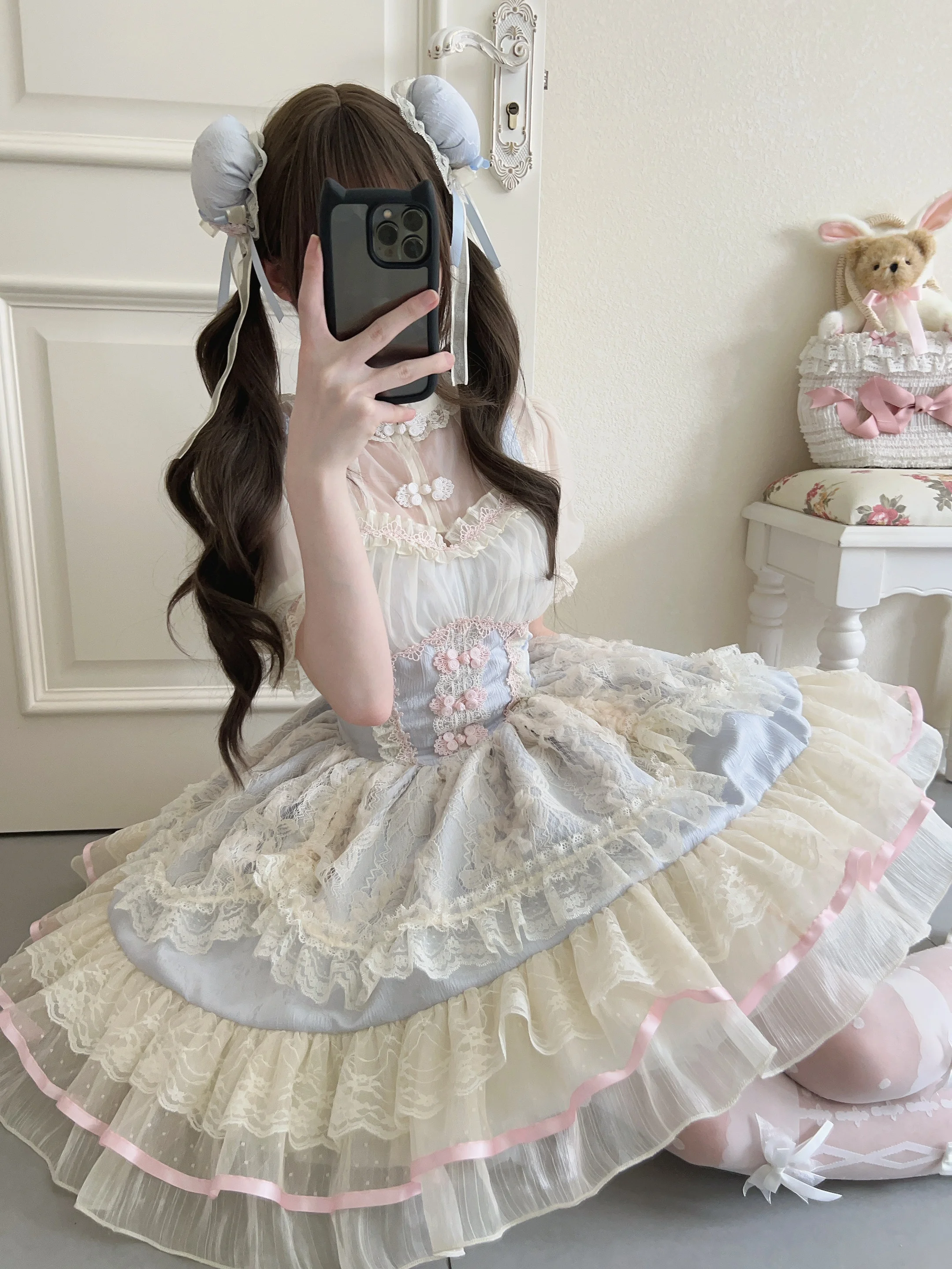 Harajuku Japanese Original Design Chinese Ballet Style Girl