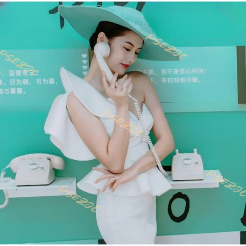 Retro Style Wired Fixed Old-fashioned Rotary Dialing Phone Portable Office Hotel Fixed Telephone Portable