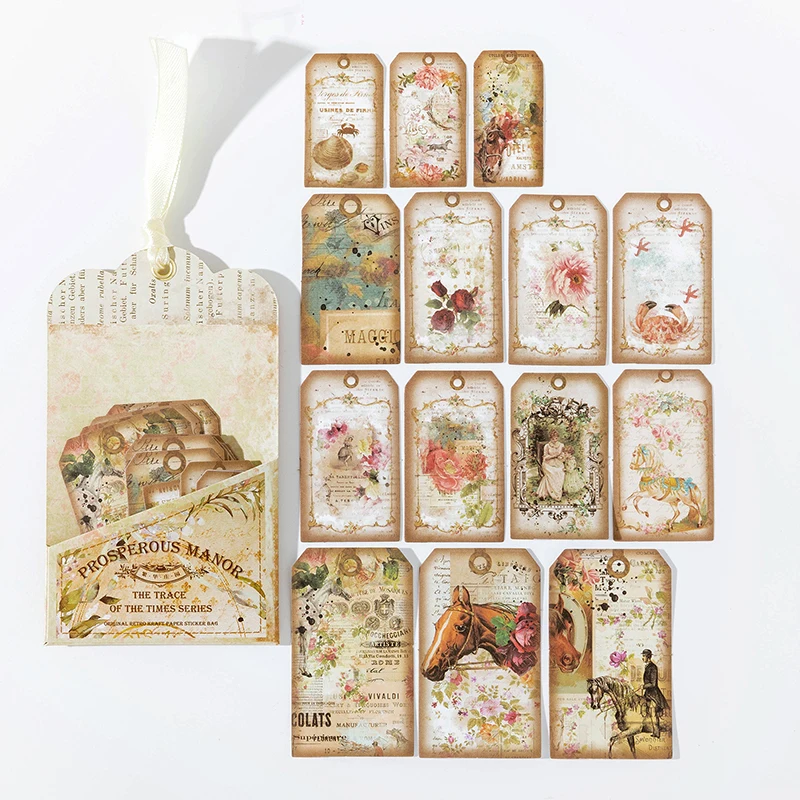 Lot De 360 Feuilles De Papier Scrapbooking Vintage - Motifs Esthétiques, 6 Designs Variés - Pour Journal, Album Photo, DIY, Décoration - Tailles 6x6cm à 12.5x17.4cm