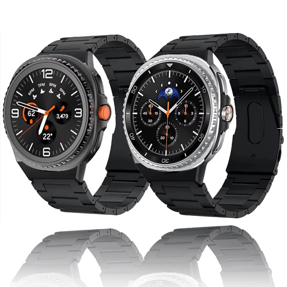 Metal Strap for Samsung Galaxy Watch Ultra 2025 Light Stainless Steel Comfortable Band for Galaxy Watch 8 40/44mm Classic 46mm